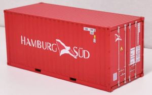 Container 20 ft Hamburg S�d rot - Kiss MBS 1C10 Spur 1